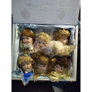 The Ashton Drake Galleries Set of 6 Doll Ornaments